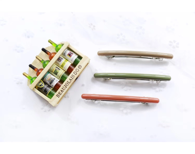 Hàn Quốc nhập khẩu phụ kiện tóc mũ trùm đầu đơn giản tính khí phụ nữ macarons từ clip mùa xuân clip bên clip kẹp tóc nữ hoang dã - Phụ kiện tóc