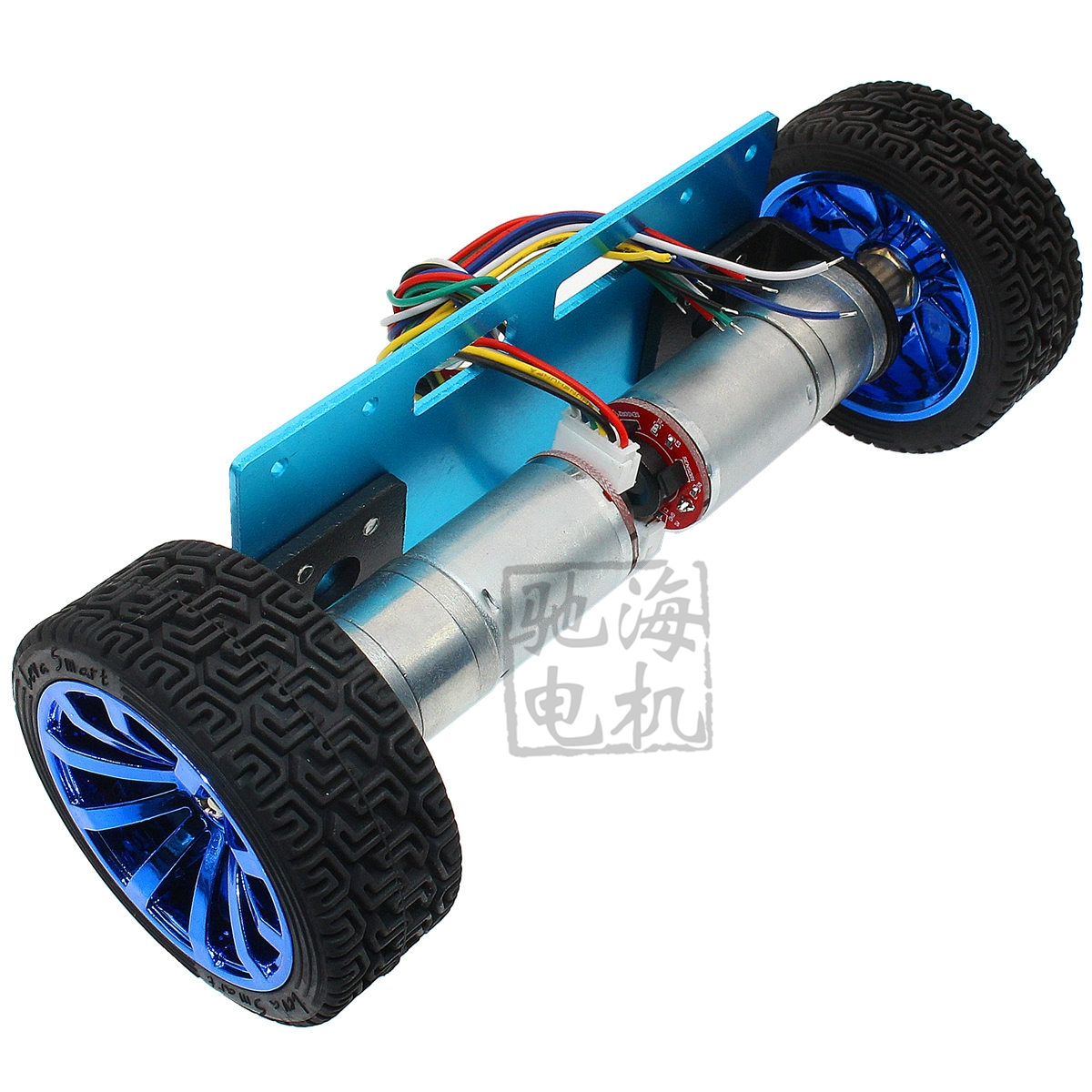 Chihai 370 động cơ bánh răng thông minh hai bánh tự cân bằng theo dõi xe và tránh chướng ngại vật mã hóa đo tốc độ bộ phận DIY - Smart Scooter