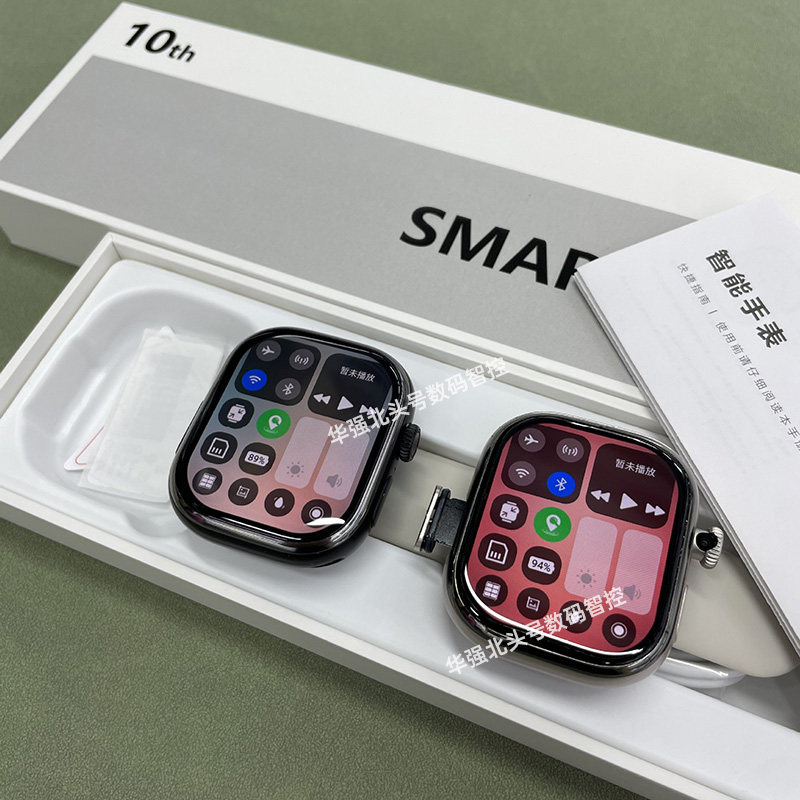 华强北M53待机王顶配来了！能插卡的S10智能手表Ultra，青少年也能用