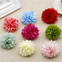 DIY simulation chrysanthemum small flower ball silk flower fake flower simulation flower shoes hat decoration flower wedding flower ball wholesale