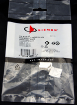 Simon Six Class Information Bevel Module MX6-02B US Simon Class Six Gigabit Unshielded Flat Module