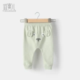 Детские штаны подходит для мужчин и женщин, хлопковые мультяшные демисезонные леггинсы для девочек, 0-1-3 лет