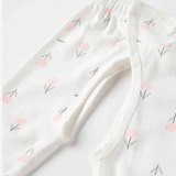 Детские хлопковые удерживающие тепло штаны для новорожденных, осеннее демисезонное термобелье для раннего возраста