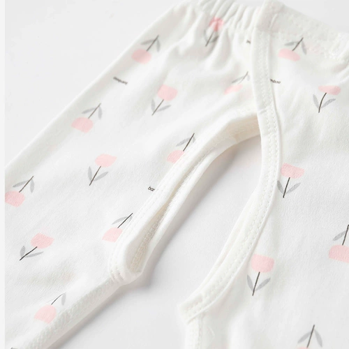 Детские хлопковые удерживающие тепло штаны для новорожденных, осеннее демисезонное термобелье для раннего возраста