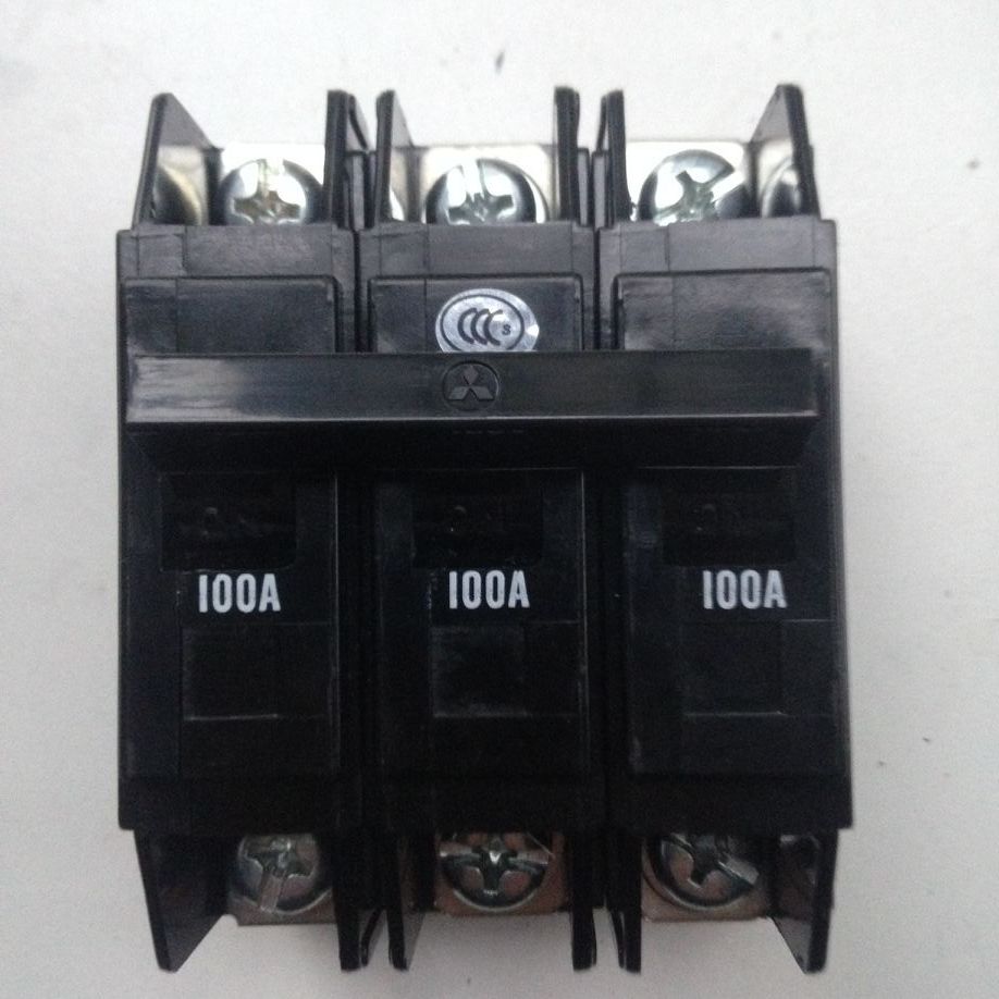 Old style BH-K black old big screw circuit breaker DZ12-60 air switch 1P 2P 2P 100A 100A 60A