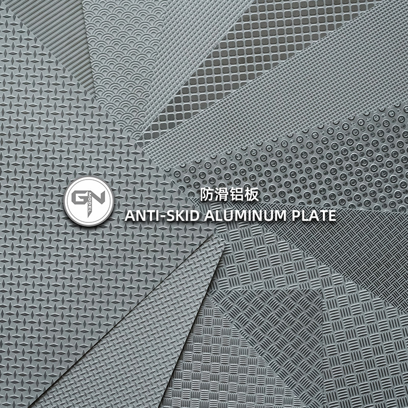 Gnmodel Miniature Model Uses Patterned Aluminum Etching Sheets, Easy to Cut, for Flooring, Car Garages, Hangars, Industrial Style