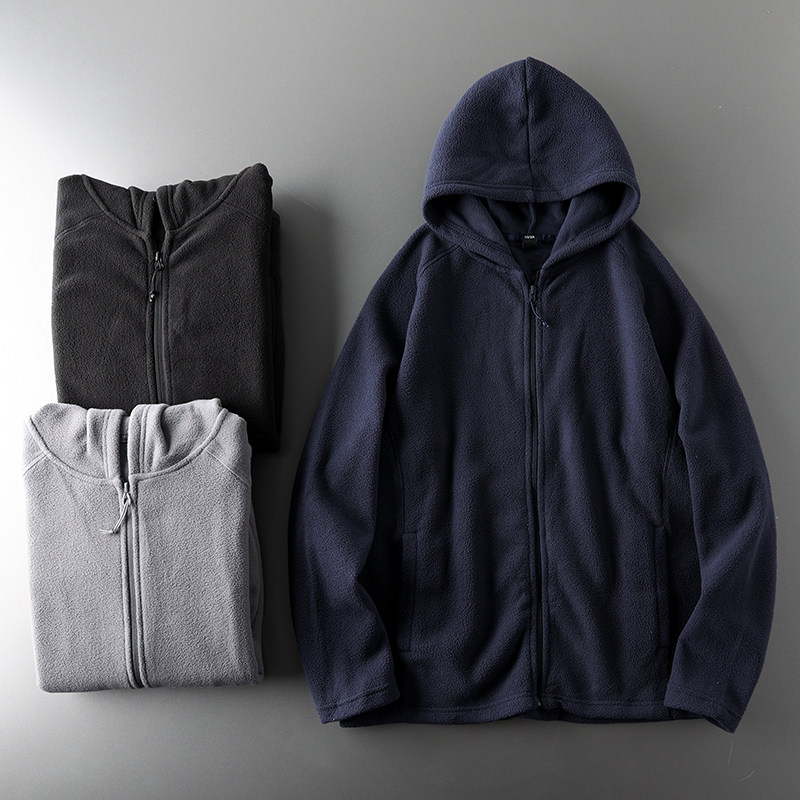 Foreign Trade Tail Single Cut Mark Double Sided Rocking Grain Suede Jacket Male Winter Grip Suede Outlet Original Single Men's Clothing cardiovercoat Sweatshirt