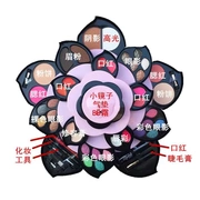 Big Plum Xoay Hoa Mở Hộp trang điểm Petal Eye Shadow Blush Lotus Makeup Tấm Sinh viên mới bắt đầu Full Set