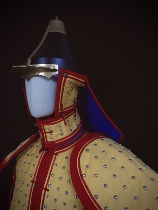 The eight-flag armor armor of the eight-flag armor the armor of the Qing Palace the building of the new inner court and the building of the new inner-court.