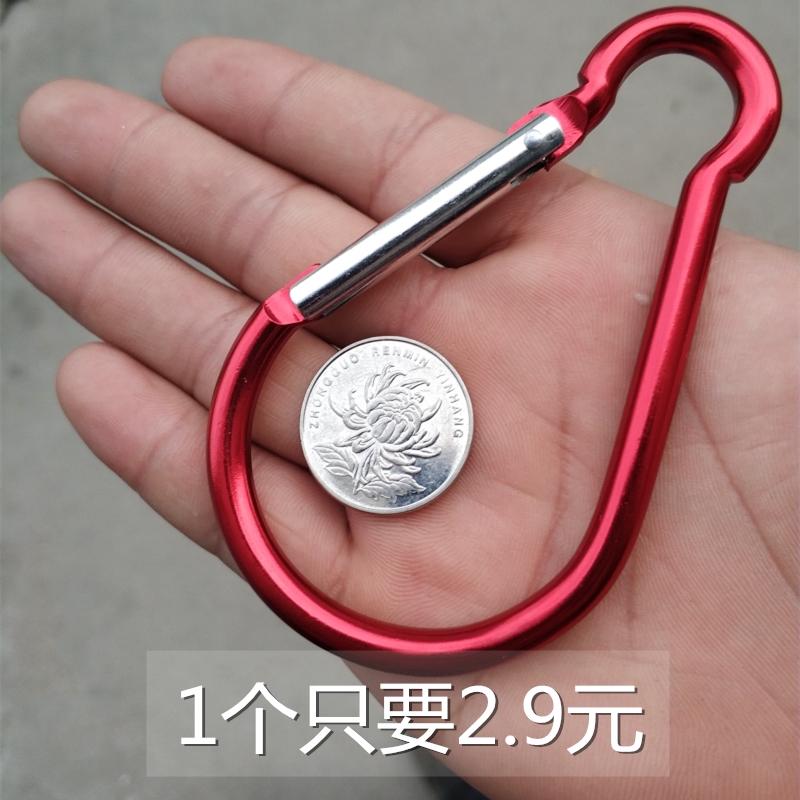 No 10 large carabiner Mini small quick hang DIY outdoor special snap button Multi-function hanging buckle keychain