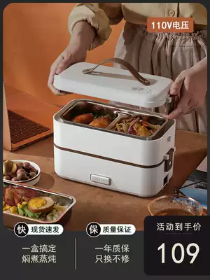 110V Electric Lunch Box Office cooking artifact multifunctional electric rice cooker quick cooking pot export American small appliances