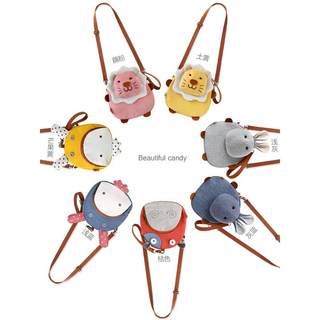 Three color patch bingo rabbit satchel korean style cute original