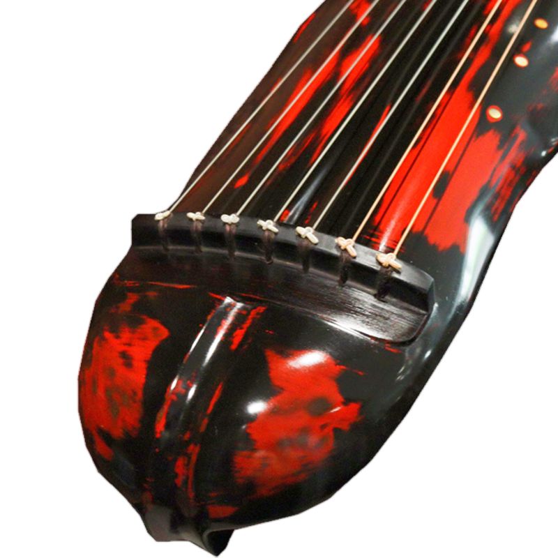 【新品★一流手工品古琴★純漆】鄭孟金監制　蕉葉式（バナナリーフ）演奏・収蔵級古琴 新品☆一流手工品古琴☆純漆】鄭孟金監制 蕉葉式（バナナリーフ）