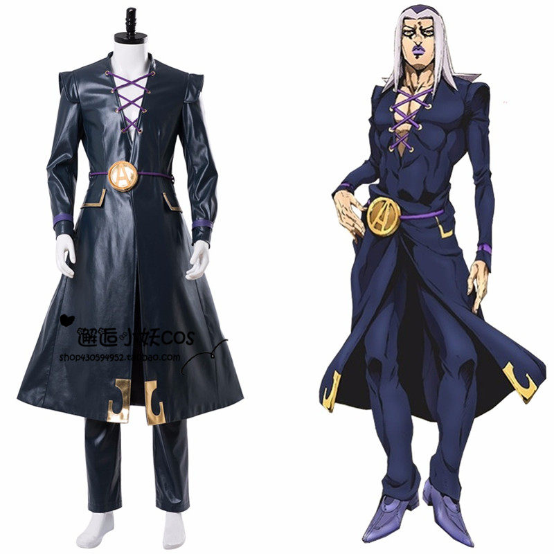 In-Stock Jojo's Bizarre Adventure: Golden Wind Cosplay Costume, Leone Apocci Cosplay Outfit 