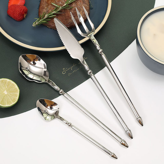 Aquaman 304 stainless steel steak knife and fork spoon