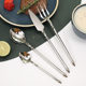 Aquaman 304 stainless steel steak knife and fork spoon