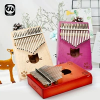 Walter ngón tay cái đàn piano Kalimbaqin 17 giai điệu người mới bắt đầu ngón tay đàn piano kalimba piano nhập nhạc cụ - Nhạc cụ phương Tây đàn nguyệt cầm