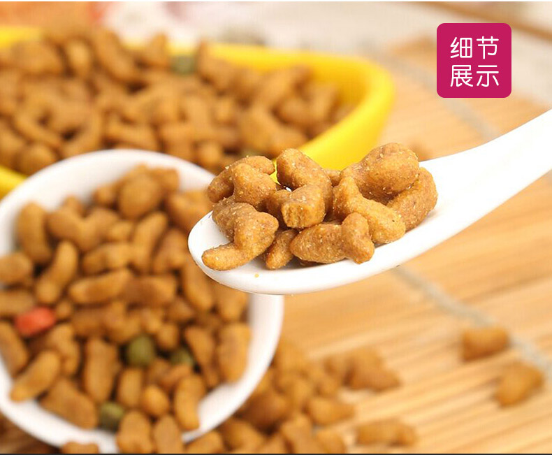 Thức ăn cho mèo 2,5kg5 kg vào thức ăn cho mèo trẻ 20 Thức ăn chính cho mèo 10 tuổi lang thang lớn túi thức ăn cá hồi biển - Cat Staples thức ăn mèo