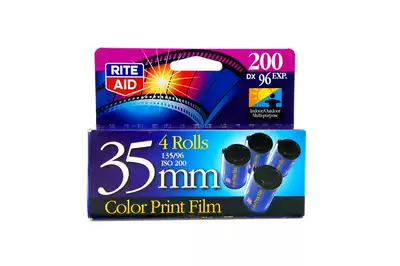 Out-of-print Collection Expired Film Rite Aid Color Print 200 Made in Japan 135 Film Negatives