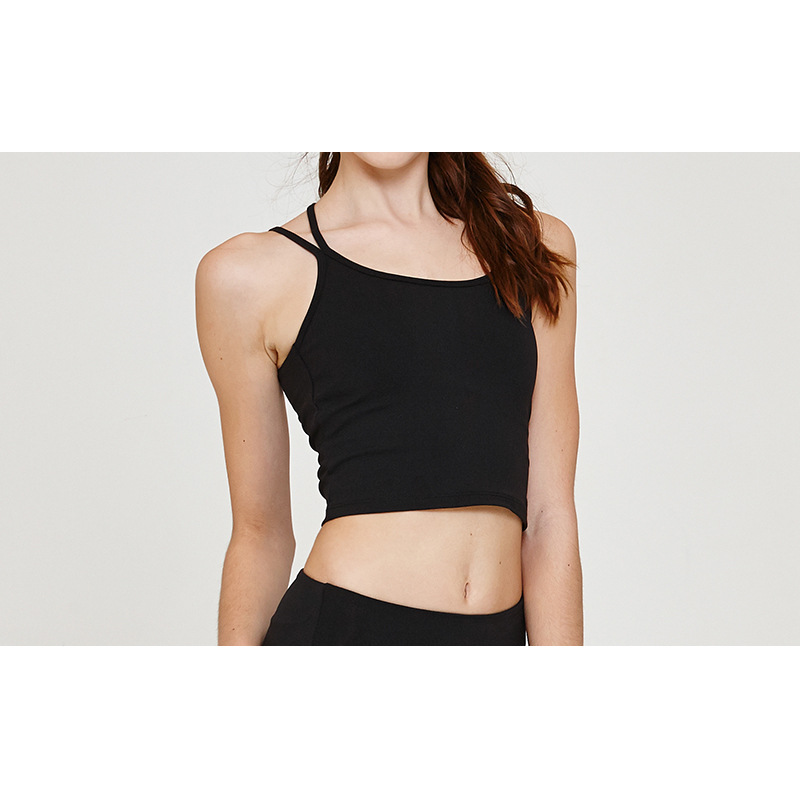 2018 mới màu đỏ gợi cảm quần áo yoga vest sling thoáng khí thu thập bó sát chạy bộ đồ lót thể thao phụ nữ áo bra chạy bộ