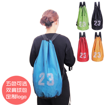 Football bag basketball bag net bag mesh bag backpack basketball bag training bag corset pocket custom fitness sports bag