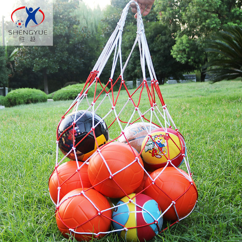 Big ball pocket with basketball net pocket large capacity ball bag bold basketball net pocket bag football volleyball storage net bag