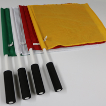 The starting flag patrol flag track and field signal start flag assistant referee flag traffic command flag referee hand flag