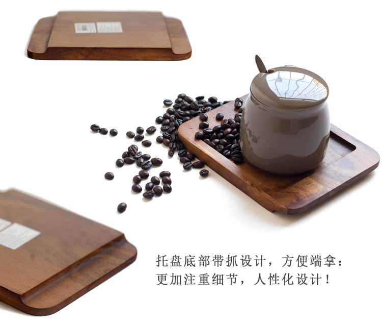 Nhật bản pallet gỗ gỗ Keo gỗ hình chữ nhật rắn tấm món ăn cup tray vòng pastry trái cây tấm tấm đũa gỗ cẩm lai