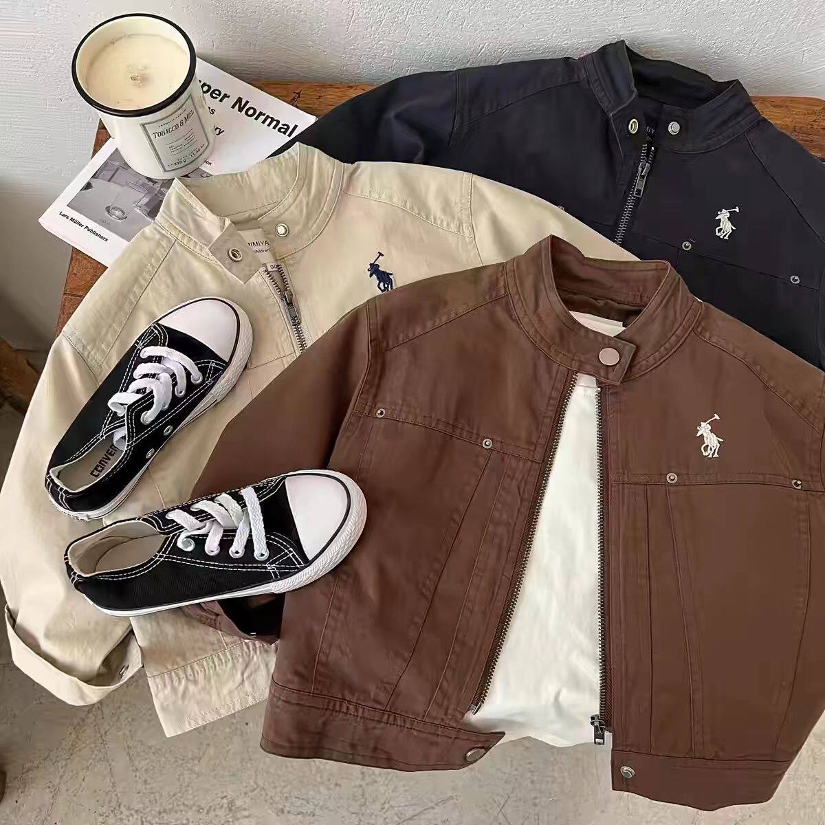 Детская демисезонная куртка для мальчиков, в корейском стиле, в западном стиле 