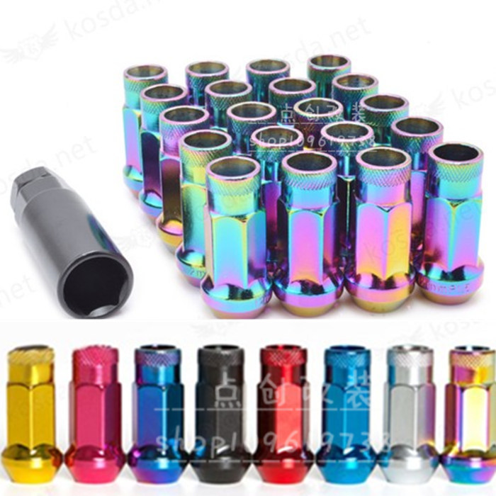 Invincible Sr48 Forged Screws, Car Tire Screws, Invincible Modified Extended Through-Hole Wheel Hub Screws and Nuts