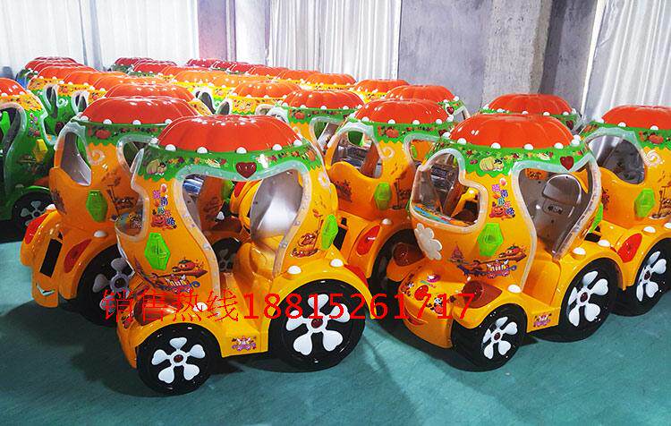 аттракцион качели 2016厂家直销新款特价南瓜车儿童电动玩具投币摇摇车摇摆机摇摇马