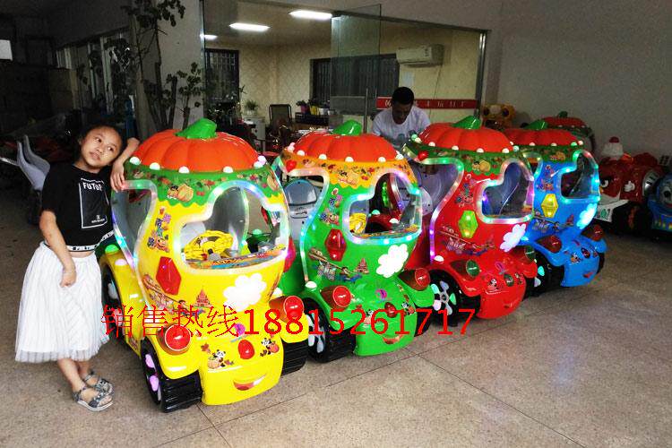 аттракцион качели 2016厂家直销新款特价南瓜车儿童电动玩具投币摇摇车摇摆机摇摇马