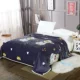 Mùa đông đơn giản san hô lông cừu tấm đơn mảnh cộng với nhung dày flannel đệm đơn pad duy nhất đôi chăn sang trọng mẫu ga phủ giường