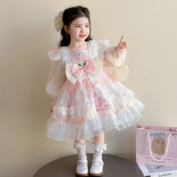 Rab Lolita girl Princess Dress Spring & Fall New arrival Girl's Birthday Dress Dress Super Fairy Dress