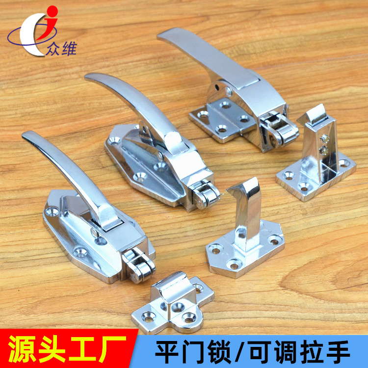 Industrial oven handle electric oven handle oven door handle drying box door lock buckle steaming cabinet Test box freezer handle