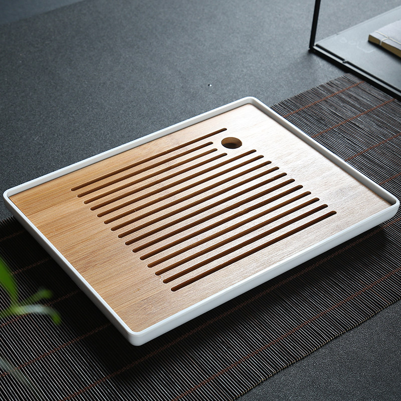Morning Hippotch tea tray Tea tray Tea Tray Korn Tea Utensils Tea Dao Accessories Rectangular Coffee Fruit Pan Tea Dei Tea Table