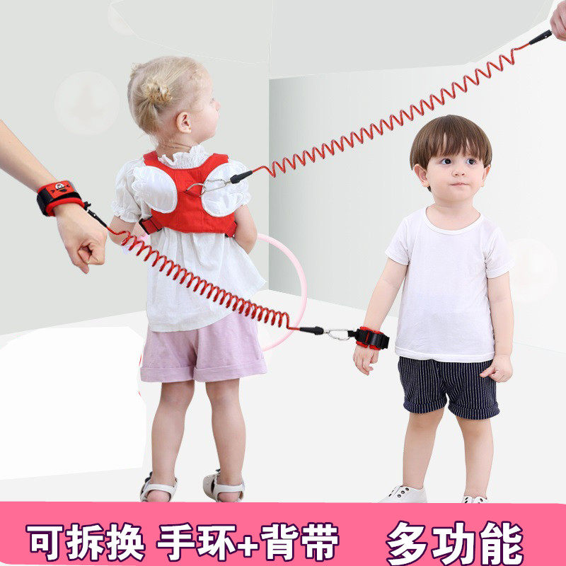 Anti-loss-proof bag anti-loss child anti-walking loss with traction rope safety hand ring Eva God Instrumental child baby Dual-use