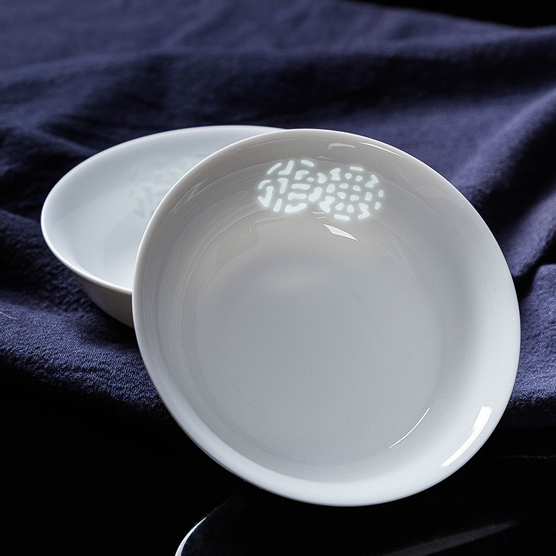 Jingdezhen live and exquisite porcelain tableware suit Chinese dishes ceramic home dishes suit mail box pack