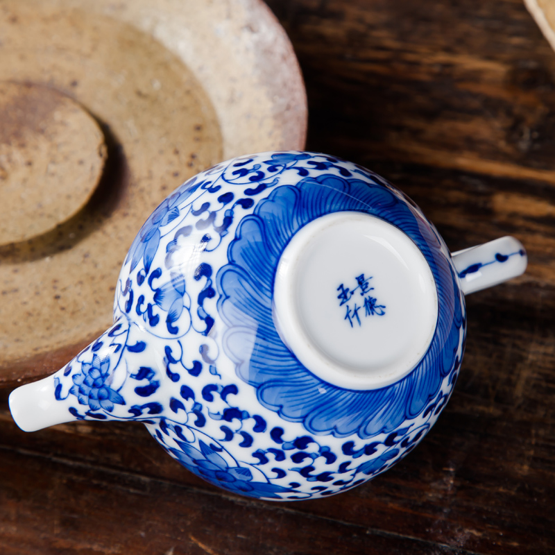 Jingdezhen ceramic porcelain teapot complete manual hand - made kung fu tea tea is tea pot of little teapot