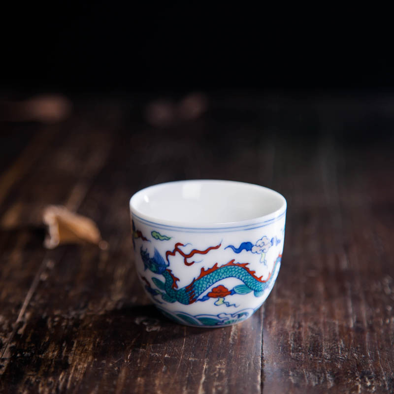Jingdezhen ceramic cup kung fu masters cup but small teacups hand - made sample tea cup manually archaize individual cup bowl