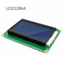 Blue screen LCD12864 display screen with medium word library with backlight 12864-5V and mouth serial port