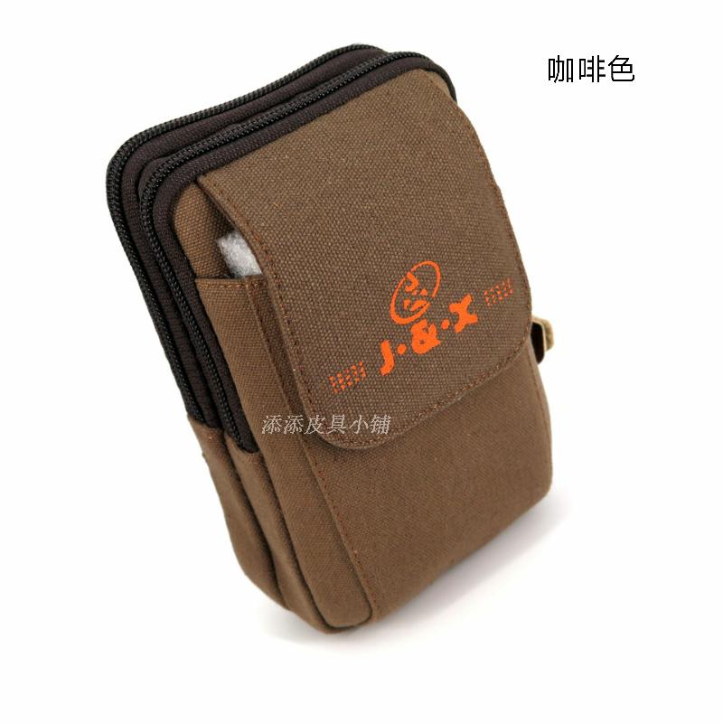 Người đàn ông mới của điện thoại di động túi 5-6 inch ba lớp điện thoại di động túi nhỏ để tăng dọc vải mặc vành đai ví 	túi đeo hông chạy bộ aonijie