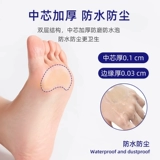 Прозрачные износостойкие наклейки на ноги, нескользящие противоболевые напяточники, тонкий невидимый износостойкий гель, шнурок-держатель