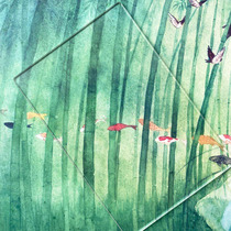 Acrylic transparent painting board portable simple palette hand-painted watercolor sketch anti-fouling pad