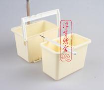 Watercolor plastic pen holder folding three grid can hang watercolor pen to dry large