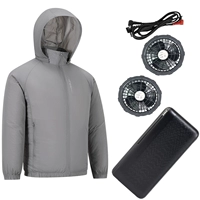 Серый+вентилятор 5В+мобильное зарядное устройство 5Вт