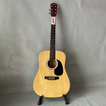 Clear bin handles Jensen Johnsons original 41-inch original wood-coloured folk-ballad guitar practice Getting started