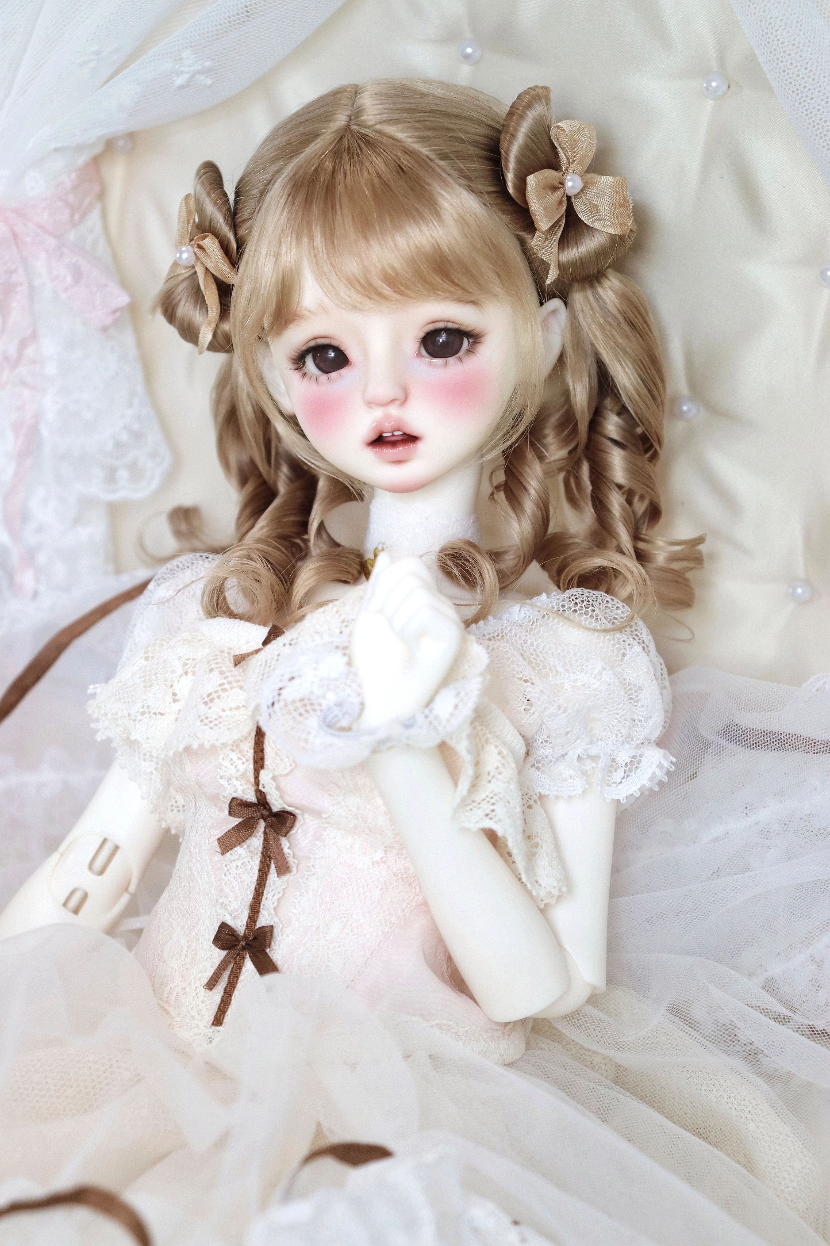 【Awen】Awen кудри BJD из русской мохер 6 минут 4 минуты Butterfly roll Предзаказ