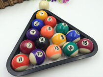 Chinese flower ball size digital billiards Slok billiards special plastic durable tripod manual washing ball triangle