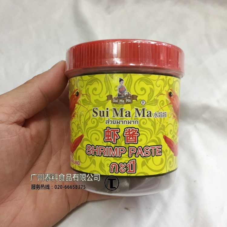 Water mother brand shrimp paste 400g Thai shrimp paste fried cabbage Thai imported shrimp paste Southeast Asian seasoning